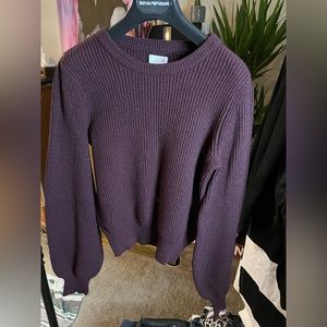 SO burgundy sweater